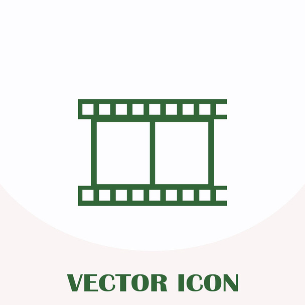 videoicoon, vectorillustratie - Vector, afbeelding