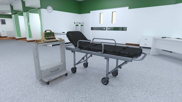 3D-s cg renderelés orvosi terület - Fotó, kép