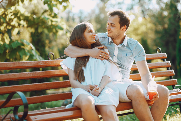 couple in a park - Photo, image