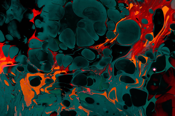Streszczenie grunge sztuka tło tekstury z kolorowymi splas farby - Zdjęcie, obraz