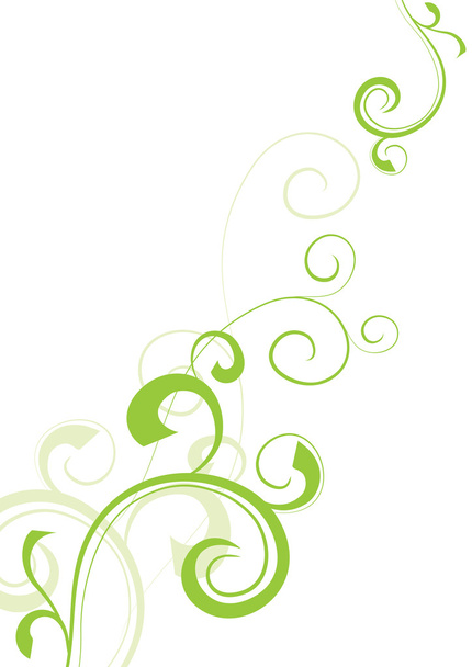 curvas verdes
 - Vetor, Imagem