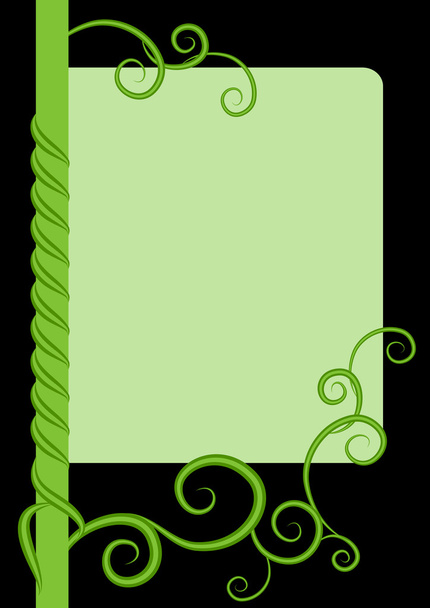 grüne Pflanzenkulisse - Vektor, Bild