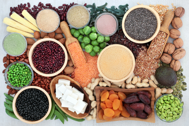 Здоровое питание с высоким содержанием белков
 - Фото, изображение