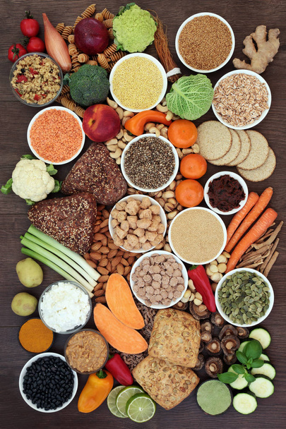 Aliments santé végétaliens
 - Photo, image
