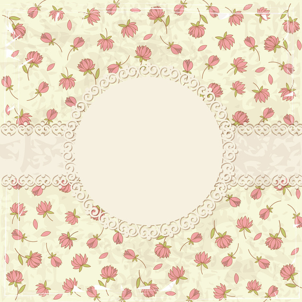 Floral vintage background - Διάνυσμα, εικόνα