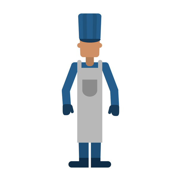 Chef-kok fornuis professionele werker avatar - Vector, afbeelding