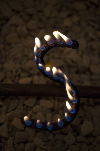 S carta en el fuego
 - Foto, Imagen