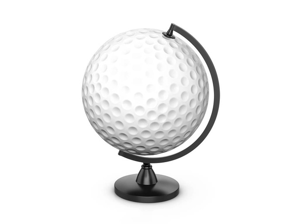 Golf ball globe - Фото, изображение
