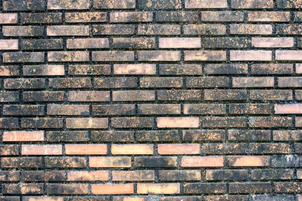 Mur orange noir brique sale
 - Photo, image