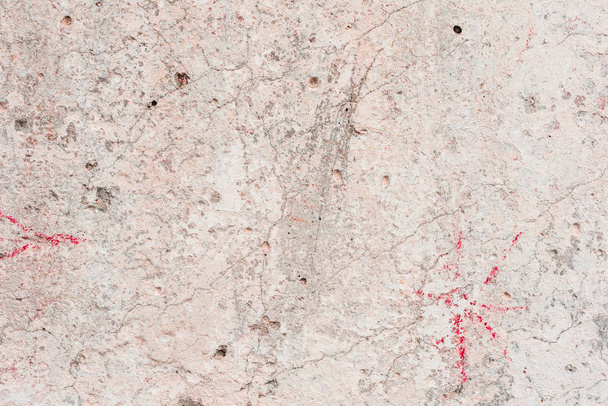 Texture, wall, concrete, it can be used as a background . Wall fragment with scratches and cracks - Photo, Image