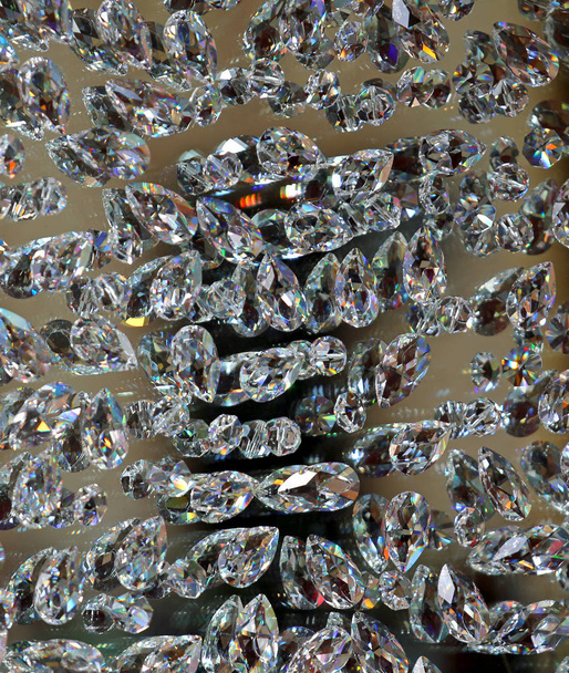 background of many diamonds symbol of luxury - Photo, Image