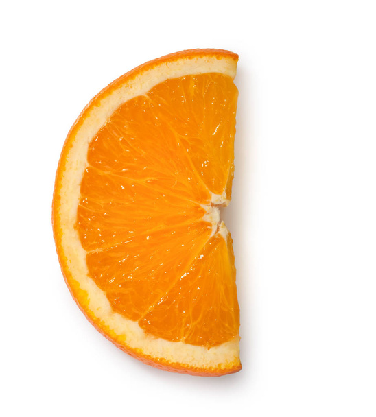 Oranžové plody řez bílé pozadí - Fotografie, Obrázek