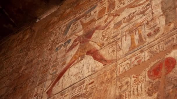 Karnak temple in Luxor, Egypt - Πλάνα, βίντεο