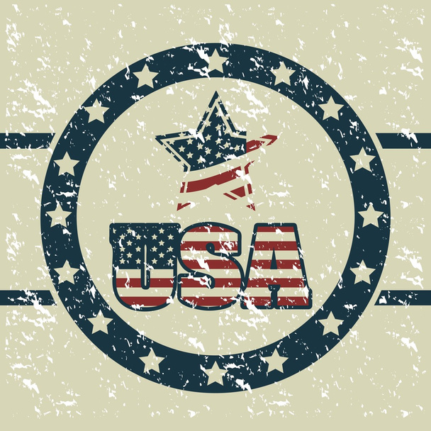 США плакат
 - Вектор, зображення