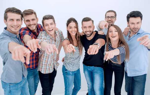 creative business team pointing at you - Foto, Imagen
