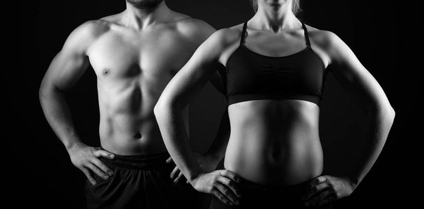 Perfect male and female upper bodies. - Photo, Image