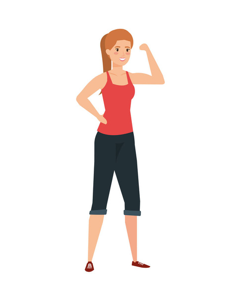 strong woman arm signal - Vettoriali, immagini
