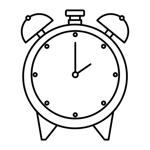 alarm clock isolated icon - Vector, Image