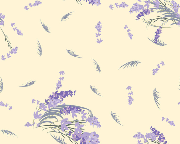 Floral lavender retro vintage background - Valokuva, kuva