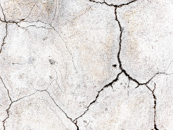 Plaster background. Cement wall texture with cracks. Old wall. - Photo, Image