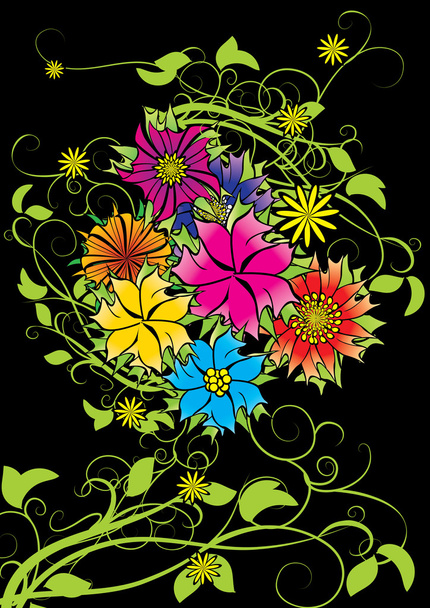 Квіти
 - Вектор, зображення
