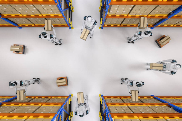 Automation warehouse concept - Photo, Image