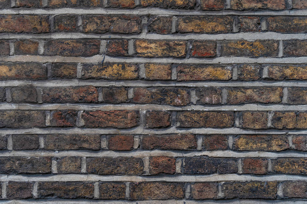 Red rustic Brick Wall Texture Background. Vintage Effect. - Φωτογραφία, εικόνα