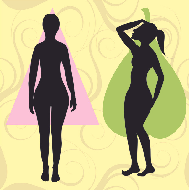 Pear Spoon Triangle Body Type - Vector, Image