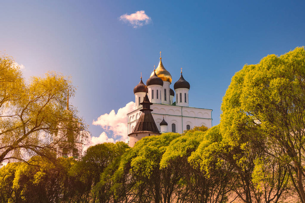 Church in Russia on sunny day - Photo, Image