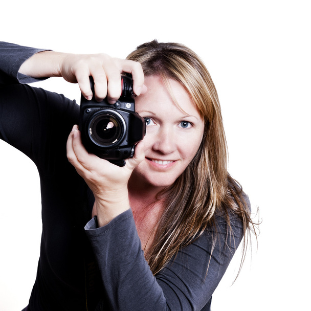 mulher fotógrafa
 - Foto, Imagem