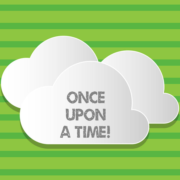 Írás, Megjegyzés: Once Upon A Time mutatja. Üzleti fénykép bemutató hatásos történet mesebeli történet történelmi esemény regény. - Fotó, kép