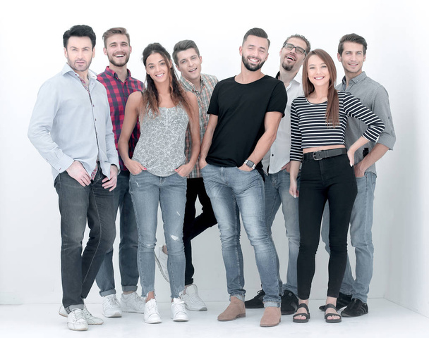 creative group of young people standing together - Φωτογραφία, εικόνα