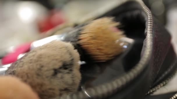Makeup Brushes Set - Footage, Video