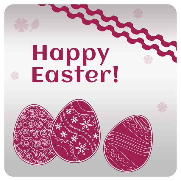 Celebratory card for Easter. Vector illustration - Vektor, obrázek