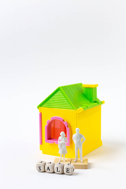 The home toy on white background  image close up - Foto, Imagen