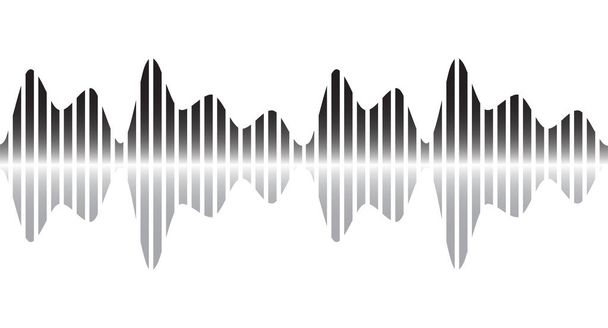 лінія звукової хвилі абстрактний фон
 - Вектор, зображення