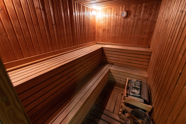 Sauna interieur geen mensen - Foto, afbeelding