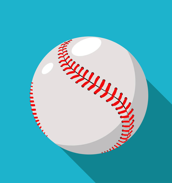 Векторная иллюстрация бейсбола
  - Вектор,изображение