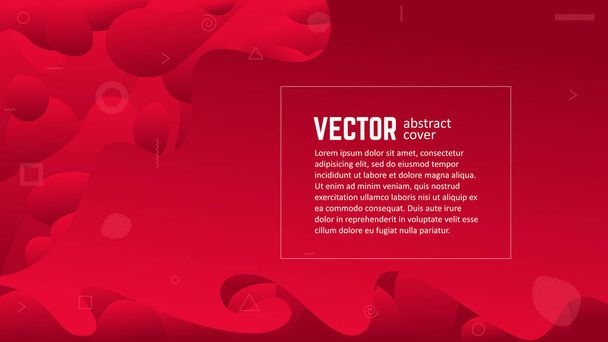 Abstracte dekking voor uw ontwerp - Vector, afbeelding