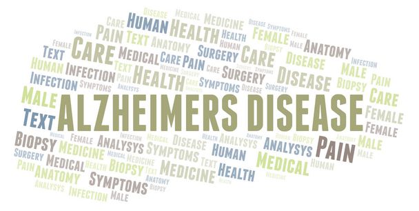Alzheimers Disease word cloud. - Photo, Image
