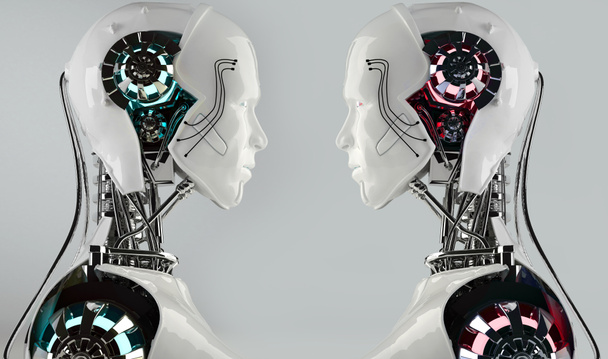 robotti androidi miehet
 - Valokuva, kuva