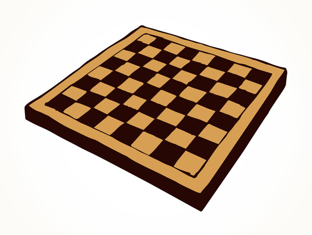 Tablero de ajedrez. Dibujo vectorial
 - Vector, imagen