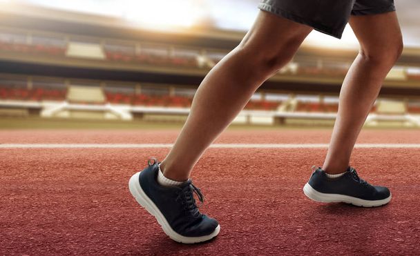 Running on the track - Photo, Image