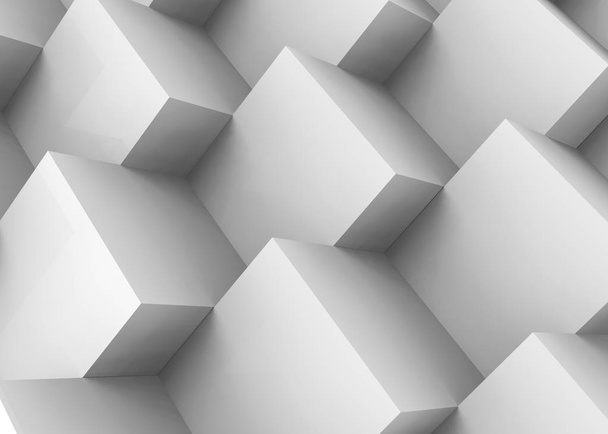Coloful Cube Background- 3D - Фото, изображение