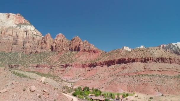 schilderachtige beelden van mooie Zion Mountain - Video