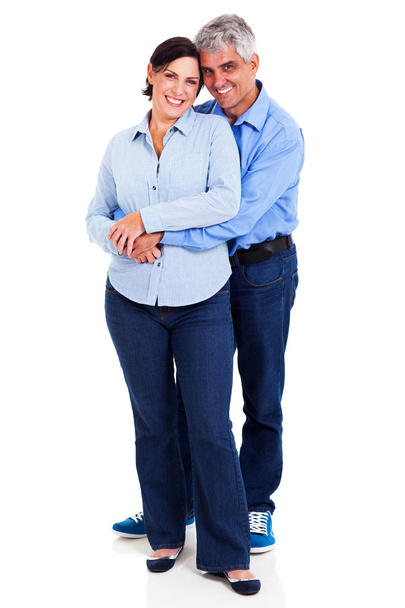 middle aged couple embracing - Foto, Imagen