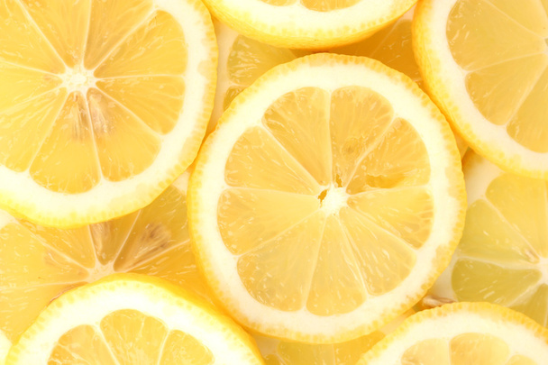 Lemon slices background - Foto, immagini