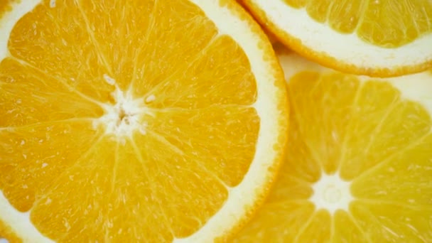 Citrusové plody oranžové closeup, samostatný - Záběry, video