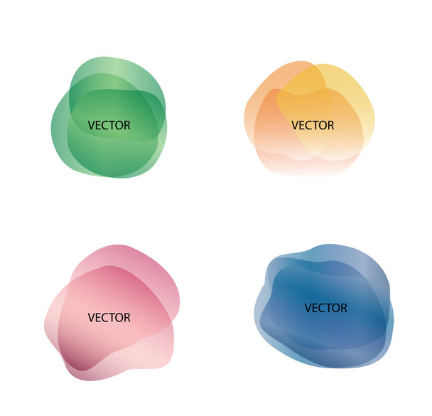 Abstraktní rozmazané tvary barva gradient duhovky barvy efekt měkký přechod, textura pro pozadí prezentace téma dětské produkty, vektorové ilustrace eps10 - Vektor, obrázek