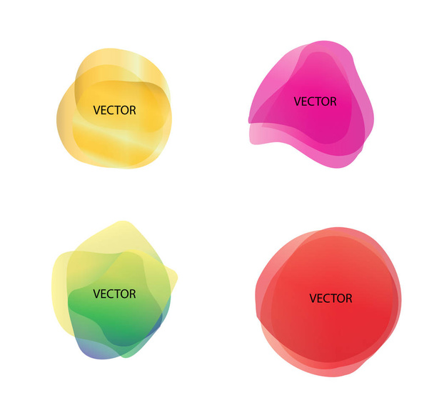 Abstraktní rozmazané tvary barva gradient duhovky barvy efekt měkký přechod, textura pro pozadí prezentace téma dětské produkty, vektorové ilustrace eps10 - Vektor, obrázek